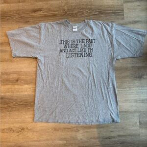 Gildan Light Gray Statement Tee